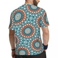 thumbnail image 3 of T Shirt For Men Vintage Mandala Art Funky Painted Medallion Hip Hop Sports Short Sleeve Quick Dry Ts, 3 of 7