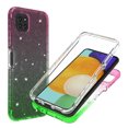 thumbnail image 4 of for Samsung Galaxy A22 5G Glitter Full Body Built In Screen Protector Case Phone Case PU Shock Bumper Scratch Guard Skin Wrap Slim Cover, 4 of 4