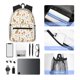 thumbnail image 4 of Fotbe Happy Easter Mochila Ligera Casual para Laptop para Hombres y Mujeres, Mochila Impermeable de Uso Diario, Mochila para Universidad, 4 of 6