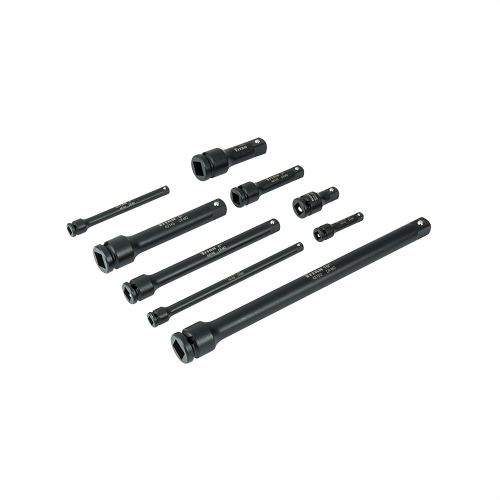 9Pc. Assorted Impact Extension Bar Set