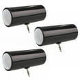 thumbnail image 1 of 3X Mini Altavoz Estéreo con Conector de 3,5 mm, Reproductor de Música MP3 Portátil, Altavoz Amplificador para Teléfono Móvil, Tableta, PC-Negro, 1 of 5