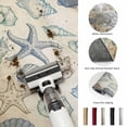 thumbnail image 5 of Entryway Rug 2'x3', Summer Coastal Kitchen Runner Rugs Non-Slip Carpet Mats, Marine Beach Seashell Starfish Conch Beige Bedside Rugs Runners Washable Floor Carpet for Bathroom Laundry Room, 5 of 8
