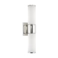 thumbnail image 3 of Livex Lighting Weston 2-Light Transitional Metal Wall Sconce in Polished Nickel, 3 of 17
