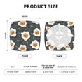 thumbnail image 6 of Balery Cute Poached Eggs Stretch Couch Cushion Covers, Individual Sofa Cushion Covers, Soft Chair Sofa Seat Cushion Slipcover with Elastic Bottom Milk Silk-16.9in, 6 of 9