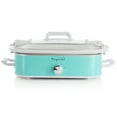 thumbnail image 5 of MegaChef 3.5 Quart Casserole Slow Cooker with 3 Temperature Settings (Turquoise), 5 of 7