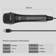 thumbnail image 2 of F6H IPEGA PG-9209 USB 2.0 Karaoke Mic Handheld Wired Microphone I0J for PS4 Wii U Nintendo Switch, 2 of 5