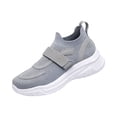 thumbnail image 2 of HTHLVMD Velcro Strap Athletic Shoes, Women's Comfortable Sporty Shoes, Breathable Mesh Sneakers, Shoes Tennis Running Walking Shoes Lightweight Breathable Athletic Sneakers, Light Gray 7, 2 of 5