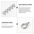 thumbnail image 3 of OULII 4Pcs Stainless Steel Ring Hooks for Lifting in Boat Use, 3 of 7