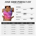 thumbnail image 5 of Naloa Rainbow Glitter Cute Sports Bras for Women,Sports Bras for Women High Support with Removable Pads-XX-Large, 5 of 8