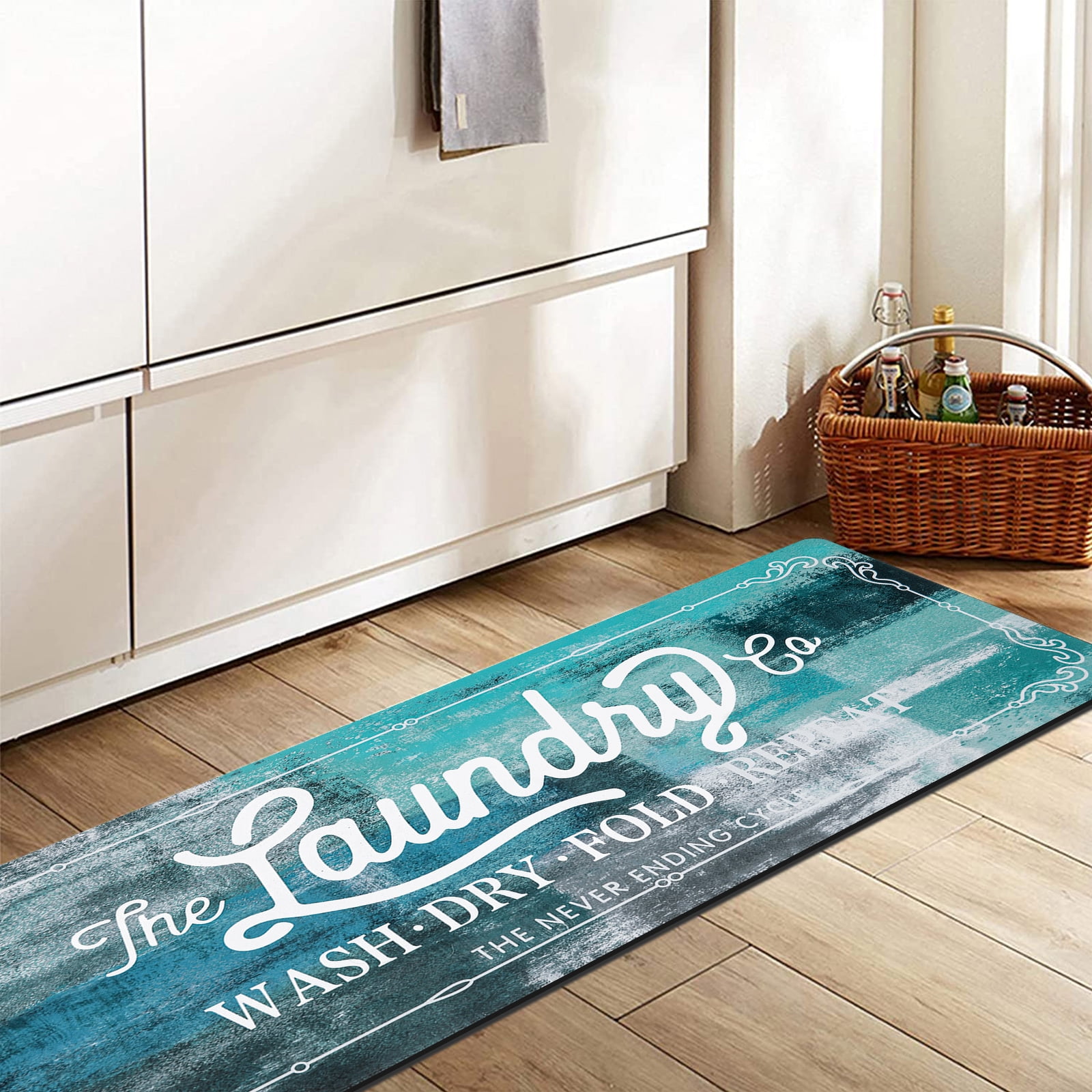  TEALP Laundry Rugs for Laundry Room Laundry Room Mats