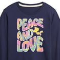 thumbnail image 3 of Peanuts - Peace & Love - Woodstock - Toddler & Youth Long Sleeve Graphic T-Shirt, 3 of 6