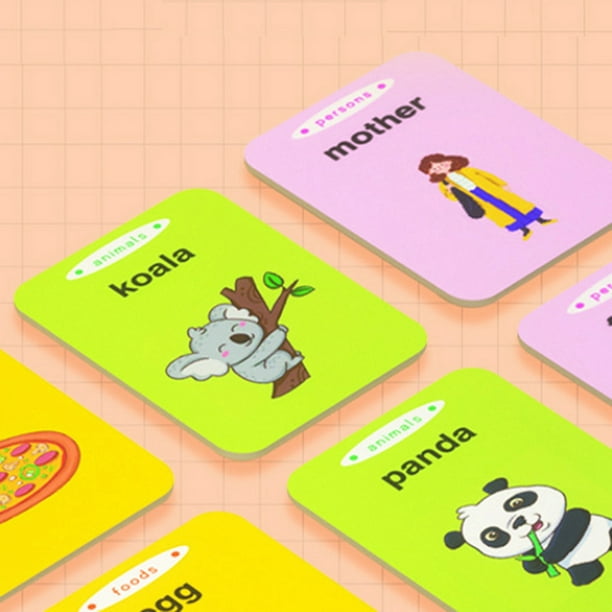 Parler carte flash interactive: carte de mots drôle d'apprentissage d'âge  préscolaire pour enfants 