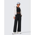 thumbnail image 4 of Pantalones CRZ YOGA Butterlift, cintura alta, pierna ancha, negros, mujer, 4 of 4