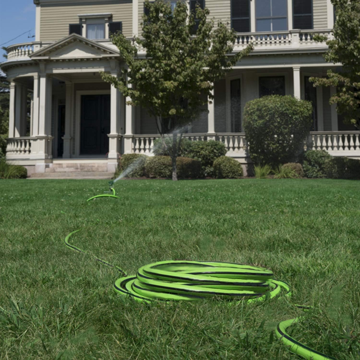 Kink Control Plus Water Hose 50ft- High Burst Strength and Superior Flexibility Garden Hoses, Outdoor Hose with Kink Resistance, Triple Frame Technology, Made in USA.