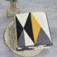 thumbnail image 5 of Juego de 4 fundas de cojín decorativas de lino amarillo y gris de 18 x 18 pulgadas, fundas de almohada geométricas de 45 x 45 cm, fundas de almohada cuadradas para muebles de exterior y jardín., 5 of 5
