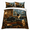 US Baby Twin (60x80), variant on Lotusprint LLC 2D Print Personalized Cat Bookshelf Bedding Set (88x88), Cozy Reading Window Duvet Set