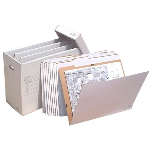 Advanced Organizing Systems Vertical Flat File System Filing Box