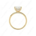 thumbnail image 2 of Cora Jewellery 2CT Hidden Halo Heart Moissanite Engagement Ring For Women, 10K Yellow Gold, 2 of 5