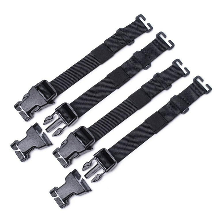 Final Clear Out! 4Pcs Backpack Chest Strap Adjustable Backpack Sternum  Strap Chest Belt with Buckle for Hiking and Jogging