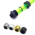 thumbnail image 4 of facefd 12Pcs Computer Water Cooling Pipe Adapter Solid Color G1/4 Anti-rust Nonslip Fast Release 5mm Thread Connector Black, 4 of 4