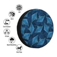 thumbnail image 3 of Bingfone Stingray Spare Tire Cover Weatherproof Universal Wheel Protectors for RV Camper Travel Trailer SUV Truck-14 inch, 3 of 8
