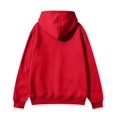 thumbnail image 4 of Resicozy Zip Up Hoodie Men Long Sleeve Solid Color Plain Hooded Sweatshirts Casual Fall Spring Track Jackets with Pockets Red 2XL, 4 of 7