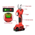 thumbnail image 4 of 40mm Brushless Electric Pruner Battery Cordless Pruning Shears Fruit Tree Power Tools Bonsai Branches Cutter, 4 of 7