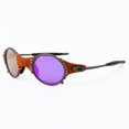 thumbnail image 3 of Unisex Polarized Cycling Sunglasses Retro Colorful Alloy Frame Glass Lenses, 3 of 6