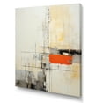 thumbnail image 2 of Designart "Peach And Grey Road Mosaic" Abstract Collages Canvas Art Print, 2 of 7