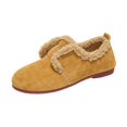 thumbnail image 2 of Willtoo Mary Jane Shoes Women Warm Faux Suede Winter Shoes Adjustable Strap Round Toe Non Slip Casual Walking Shoes, 2 of 5