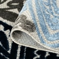 thumbnail image 5 of 9x12 Water Resistant, Large Indoor Outdoor Rugs for Patios, Front Door Entry, Entryway, Deck, Porch, Balcony | Outside Area Rug for Patio | Blue, Floral | Size: 8'10'' x 12'2'', 5 of 7