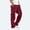 Wine, variant on Ayolanni Mens Vintage Pant Elastic Waist Tactical Twill Trouser Hiking Relaxed Fit Jean with Pocket