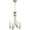 Aged Silver Leaf, variant on Quorum Lighting Rossington 4-Light Chandelier, Aged Silver Leaf, 14 Width, 20 Height