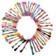 thumbnail image 1 of 50 Skeins Pure Cotton Cross Stitch Embroidery Thread Floss Sewing Thread in Different Colors, 1 of 2