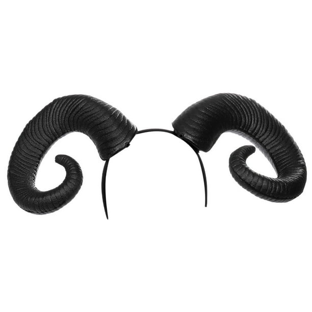 TRKIYQC Diadema de Cuerno de Cosplay de Halloween, Accesorio de Disfraz de Cuernos de Demonio Gótico de Fiesta para Mujeres, Hombres TRKIYQC casual