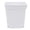 White, variant on NFTIGB Plastic Square Plant Pot Planter 3.15 in / 8 cm with Tray Succulent Container White