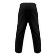 thumbnail image 5 of Clearance YLSDY Mens Lounge Linen Pants Straight Leg Casual Baggy Yoga Lightweight Drawstring Slacks with Pockets Black L, 5 of 9