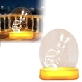 thumbnail image 1 of Decoration Rabbit Bedside Light Easter Bunny Lamp Cartoon Night Light Easter Party For Bedroom Children's Bedside Study, 1 of 5