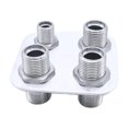 thumbnail image 4 of Conector de mamparo de CA de 4 puertos, profesional, resistente, compacto, reemplazo directo, mamparo de cortafuegos, 4 of 9