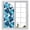 Blue, variant on Orange Grapefruit Slices Window Privacy Film, Pink Citrus Pattern Fruit Farmhouse Frosted Glass Window Clings Static Cling UV Heat Blocking Reusable Door Sticker for Bathroom 17.7 x 78.7 Inch