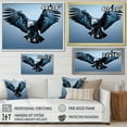 thumbnail image 4 of Designart "Majestic Eagle Soaring With Power I" Animals Eagle Floater Framed Canvas Wall Art, 4 of 5