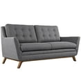 thumbnail image 2 of Modway Beguile Upholstered Fabric Loveseat in Gray, 2 of 5