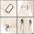 thumbnail image 3 of UTO Small Sling Bags for Women PU Leather Crossbody Purse Trendy Chest Bag with Adjustable Shoulder Strap for Travel(Off White), 3 of 8