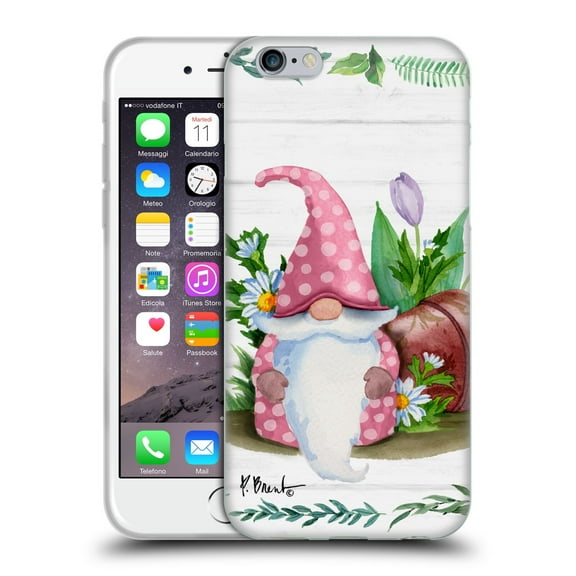 Head Case Designs Officially Licensed Paul Brent Wilderness Spring Gnome Soft Gel Case Compatible with Apple iPhone 6 / iPhone 6s