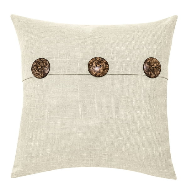 Better Homes & Gardens Feather Filled Three Button Decorative Throw