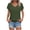 Army Green, variant on Wlynlyn Summer T Shirts for Women Casual V Neck Loose Fitted Short Sleeve Plain Basic Tunic Tops