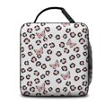 thumbnail image 3 of Butterfly and Leopard Pink Pattern Insulated Lunch Bag Teens,Lunch Box for Men Women for Work,Picnic or Travel,10.2x9.5x4.3 Inches,8 Can Capacity, 3 of 6