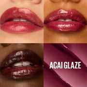 Maybelline Lifter Glaze Hydrating Lip Gloss Oil Balm with Hydrating Oil Blend, Acai Glaze, 0.1 oz