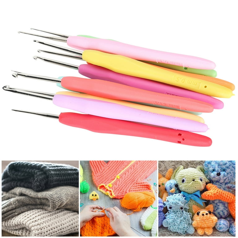 Lanney Crochet Hooks Set 40pcs, Ergonomic Soft Grip Kitting Needles for Arthritic Hands Size 2mm(B)-10mm(N) with Case