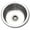 Stainless Steel, variant on Houzer Hospitality 18 in Stainless Steel Topmount Single Round Bowl Bar Sink with Strainer - SCF-1830-1